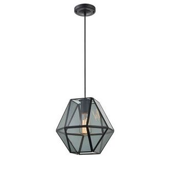 Подвесной светильник  25*147 см, 1*E27 матовый черный Vele Luce Bergamo VL5082P31
