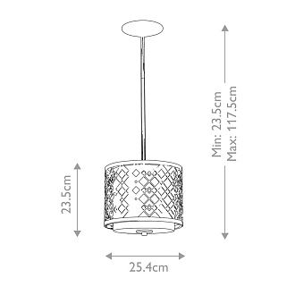 Подвесной светильник Elstead, Арт. ZIGGY-1P-S-LG