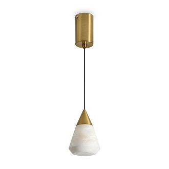 Светильник 9 см, 6W, 3000K, Freya Cave FR5631PL-L6BS1, латунь