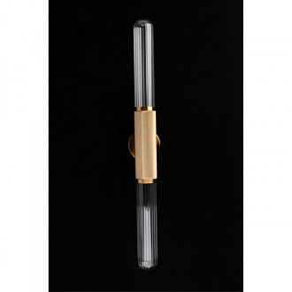 Бра 12*10*74 см, 2*GU10, 7W, Aployt Brynia APL.307.21.02, бронзовый