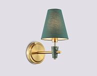 Бра с абажуром и мрамором 23*14*27- см, 1*E14*40W, K, Ambrella Light High Light LH75055, латунь