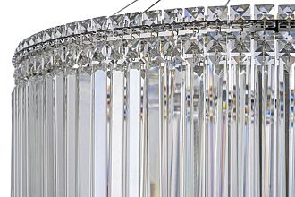 Люстра подвесная *80*30 см, Led лента*LED*88W, 3000/6000K, Arti Lampadari Ovindoli Gold Ovindoli L 1.5.80.101 N, Никель