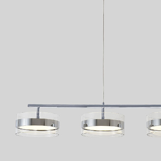 Подвесной светильник 110 см, 40W, 4000K, Crystal Lux MYSELF SP40W LED, хром