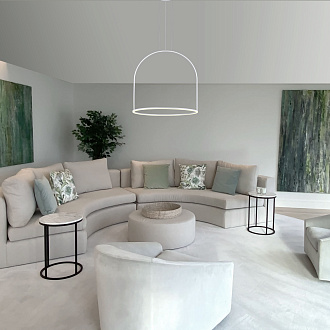 Светильник 60 см, 35W, 3300-4200-6500K, Eurosvet 90323/1, белый