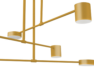 Люстра KINK Light Мекли 07649-6A,33, 42W LED, 3000K, диаметр 85 см, золото