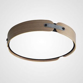 Потолочный светильник RANGE 3 D57 Dark wood 57*57*10 см, 1*LED*54W, 3000K, ImperiumLoft RANGE03, Белый