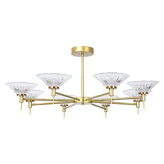 Люстра **41- см, 1*LED*56W, 4000K, Arte Lamp Alessia A2076PL-8GO, Золото