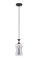 Люстра Ø120 x H200 (800), мм, 1*40W, BK (Черный) Rilon 5174/1H BK