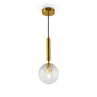 Светильник подвесной 15 см Freya Zelda FR5122PL-01BS, латунь