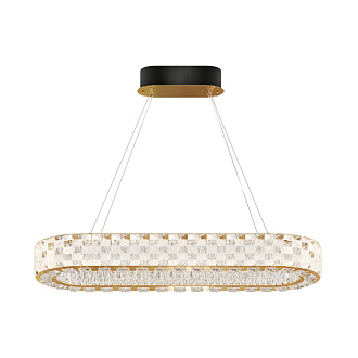 Подвесная люстра 95*35*318 см, LED, 3000К, Maytoni CASTELLO  MOD336PL-L130G3K золотой