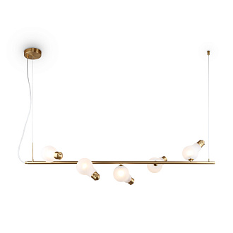 Светильник 108 см, Freya Evidence FR5372PL-05BS, латунь