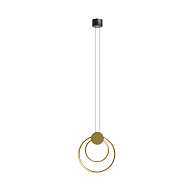 Подвесной светильник 30*8*338 см, LED, 3000К, Maytoni LINK MOD357PL-L14BS3K латунный