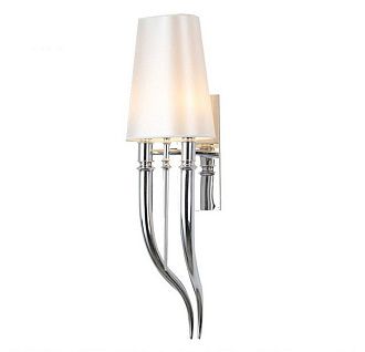Бра Crystal Light Brunilde Ipe Cavalli H92 Silver/Black 32*32*32 см, 2*E27*60W, ImperiumLoft 44.198, Серебристый