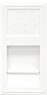 Donel Розетка DEC RJ45 UTP кат.5e, 1мод., бел. (22.5х45мм), DECF12W5