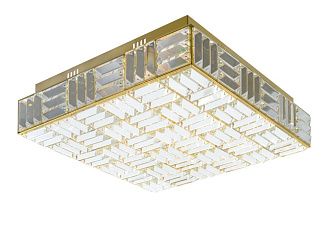 Люстра L420 x W420 x H120, мм, 72W 3000-6000K, GD (Золото) NewRgy 6096E/72W GD