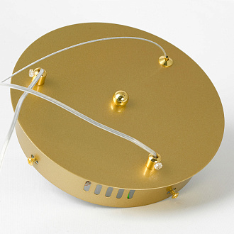 Люстра подвесная 60*150 см, 2*LED*20W 4000K матовое золото Lussole Bradford LSP-7161