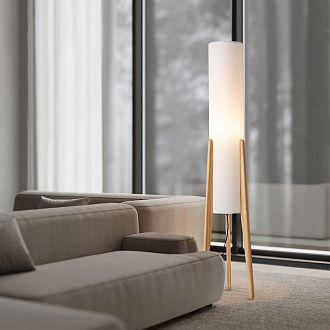 Торшер 128-128 см, 1*E27*60W Freya Bliss FR5543FL-01T, Дерево