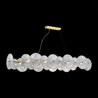 Люстра подвесная 126*35 см, 320W, ST LUCE FLERO SL1657.213.08 Золотистый