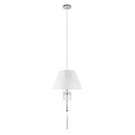 Подвесной светильник 40 см, Loft IT Zenith 10210P/B White, хром