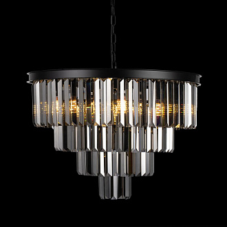 Подвесная люстра Loft IT Prism 10018/600C, диаметр 60 см, черный