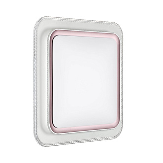 Светильник 50*50*7,5 см, LED 1*70W, 3000-6000 К, Sonex Losy 7683/EL, белый/темно-коричневый