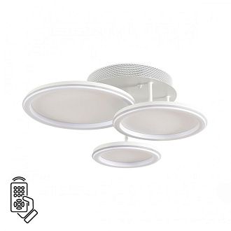 Умная люстра потолочная 8*25*19-19 см, 1*LED*60W, 3000-6500K, Lumion Alis Smart 8380/60CL, белый