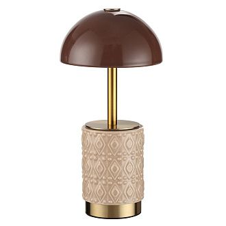 Настольная лампа 24 см, 3W, 3000K, Odeon Light 5453/3TL, бронза