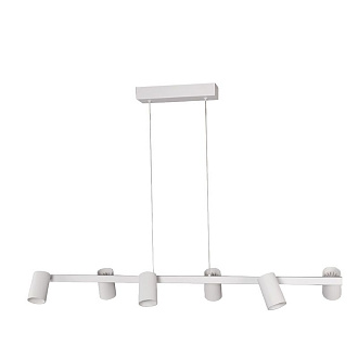 Подвесной светильник 101*16*16/150 см, 6*GU10 60W белый Mantra SAL 8297