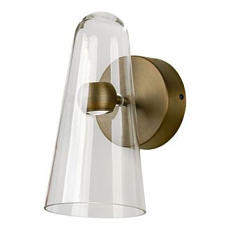 Бра 26 см, 5W, 4000K, Lussole Milam LSP-7456, бронза