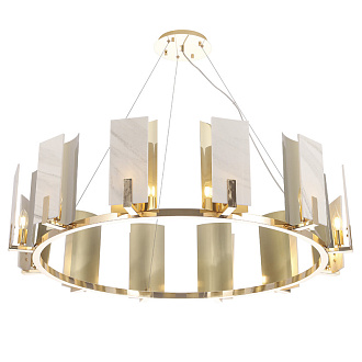 Светильник 118 см, Crystal Lux DELUXE SP12, золото-мрамор