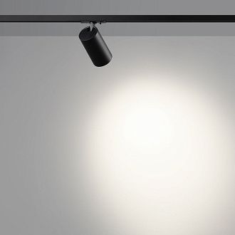 Светильник однофазный трехжильный трековый 6,5 см, 20W, 4000K, Novotech 359923, черный