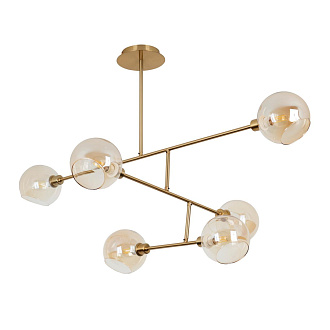 Светильник 110*80*66 см, Е 27 6x40W, Латунь MODEMODERN MD.1200.6