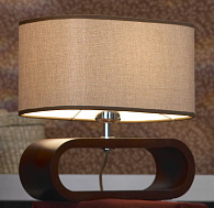 Настольная лампа Lussole LSF-2104-01 Вишня, хром