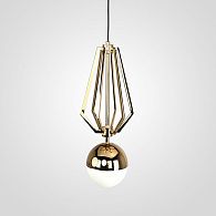 Подвесной светильник Magic Circus D20 20*20*48 см, 1*E27*60W, ImperiumLoft 133230-22, Золотистый