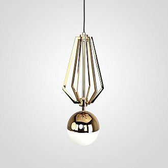 Подвесной светильник Magic Circus D20 20*20*48 см, 1*E27*60W, ImperiumLoft 133230-22, Золотистый