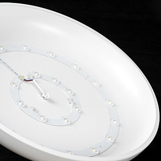 Подвесной светильник 44*25-160 см, 1*LED, 36W, 3000K, Lussole Crook LSP-7361, белый