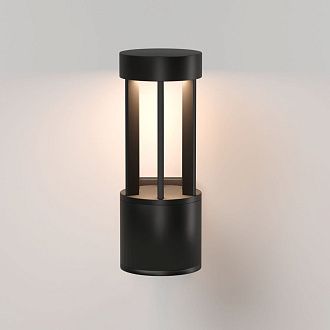 Светильник садово-парковый светодиодный 28 см, 12W, 3000K, Elektrostandard Apart 35193/W, черный