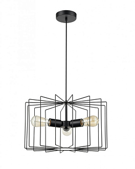 Подвесной светильник  44*145 см, 3*E27 черный Vele Luce Mascot VL5332P03