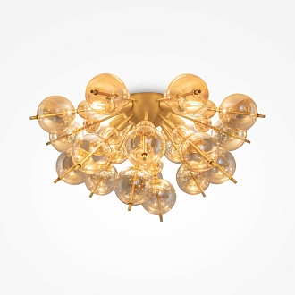 Потолочная люстра Maytoni Bolla MOD133CL-04BS, диаметр 64 см, латунь