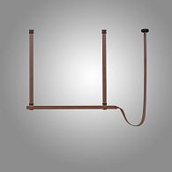 Подвесной светильник Strong L1500 150*12*150 см, 1*LED*40W, 3000K, ImperiumLoft strong01, Коричневый