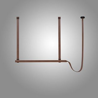 Подвесной светильник Strong L1500 150*12*150 см, 1*LED*40W, 3000K, ImperiumLoft strong01, Коричневый