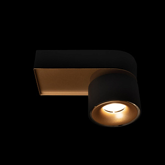Накладной светильник 15*7*8,5 см, 1*LED*12W 4000K LOFT IT Knof 10324/A Gold Black черный, золото