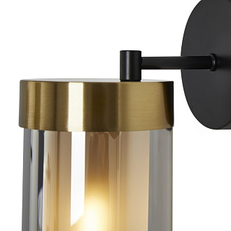 Бра 21 см, Freya Modern FR5432WL-01BBS, черный-латунь