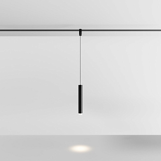 Трековый магнитный светильник 4 см, 5W, 3000K, Maytoni Skim TR210-1-5W3K-M-B, черный