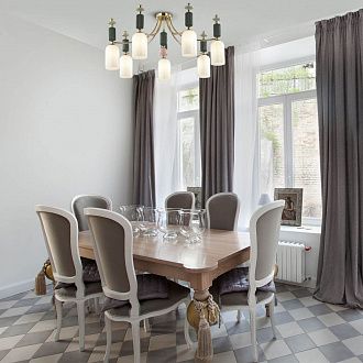 Потолочная люстра диаметр 92 см Odeon Light Candy 4861/7C Золото