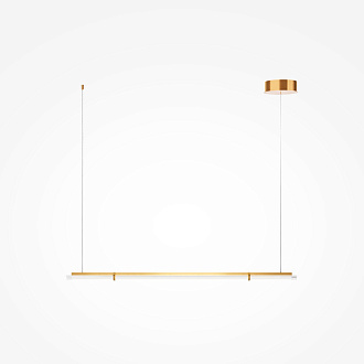 Линейный светильник 120*18*310 см, LED, 20W, 3000К, Maytoni Plume MOD340PL-L20BS3K латунный
