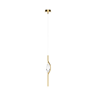 Подвесной светильник 14*14*360 см, LED, 3000К, Maytoni Foresight MOD347PL-L8BS3K латунный