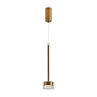 Подвесной светильник *10*64-252 см, 1*LED*6W, 3000K, Freya  FR5633PL-L6BS, Латунь