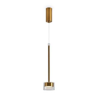 Подвесной светильник *10*64-252 см, 1*LED*6W, 3000K, Freya  FR5633PL-L6BS, Латунь