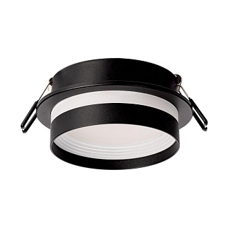 Светильник встраиваемый 10*2,5 см, GX53 Citilux Hardy CL002D11 черный, вр 9 см